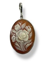 Colgante Mandile 1922 Mujer Cammei  in Plata Conchiglia 2MCICM96